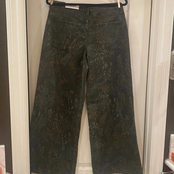 Refrain Camouflage Wide-Leg Women Jeans NWT - Picture 10 of 10